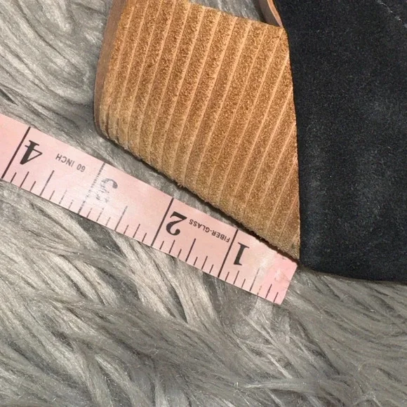 Jeffrey Campbell Rosalee Black Oiled Suede Ankle Boot Booties Size 8.5 - Picture 8 of 12